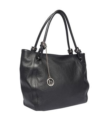 Leather shoulder bag