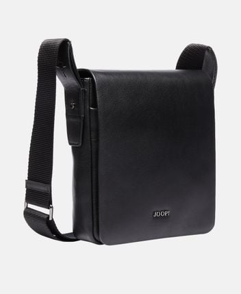 Leather messenger bag