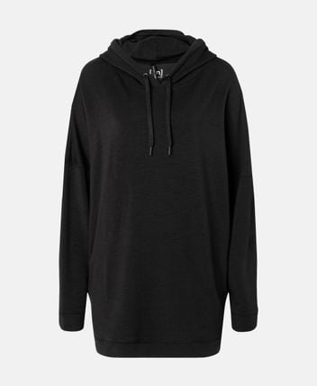 Wool-blend hoodie