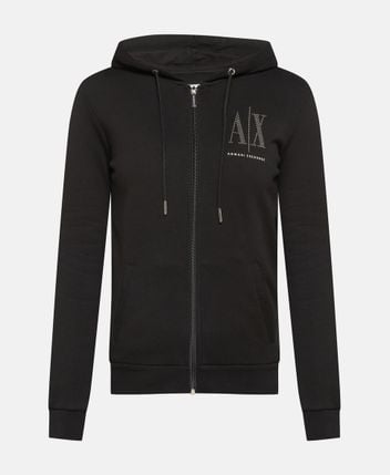 Hooded sweat jacket