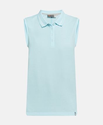 Sleeveless polo shirt