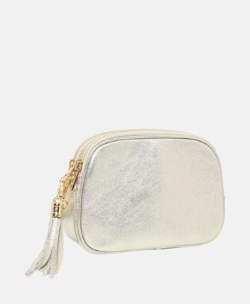 Leather cross body bag