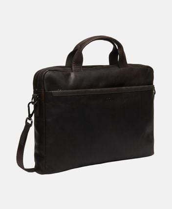 Leather laptop bag