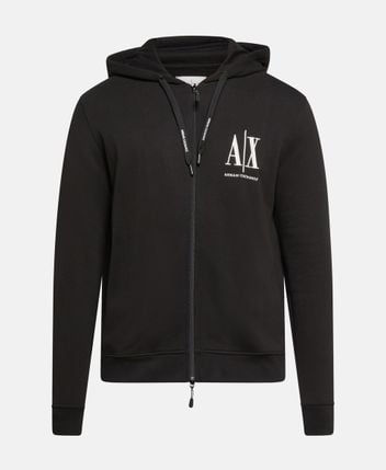 Hooded sweat jacket