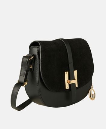 Leather cross body bag