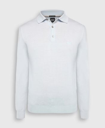Woolen long-sleeved polo Bono