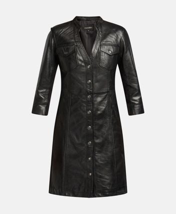 Leather dress 1418 Long