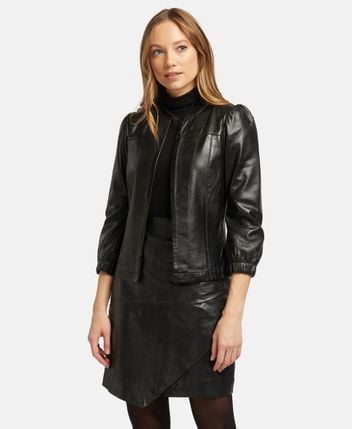 Leather jacket