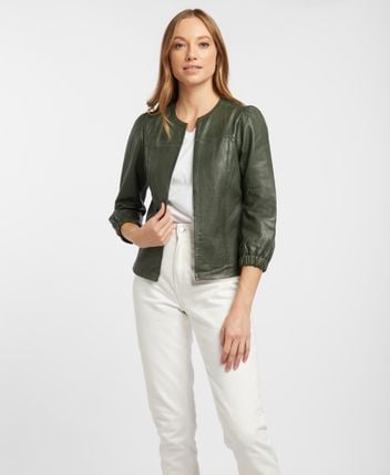 Leather jacket