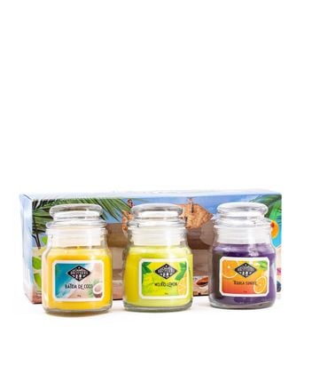 Scented candles, set of 3