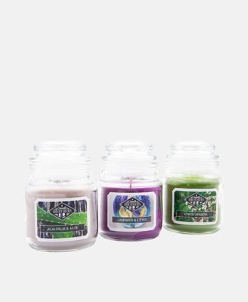 Scented candles, set of 3