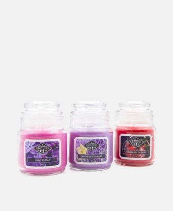 Scented candles, set of 3
