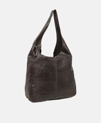 Leather shoulder bag