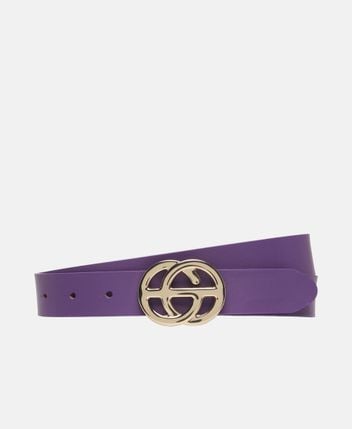 Leather belt