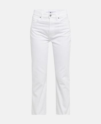 Straight-leg jeans