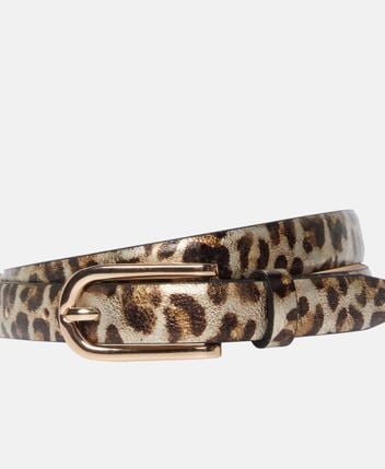 Leather belt