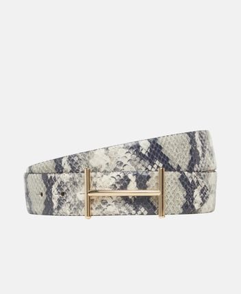 Leather-look belt