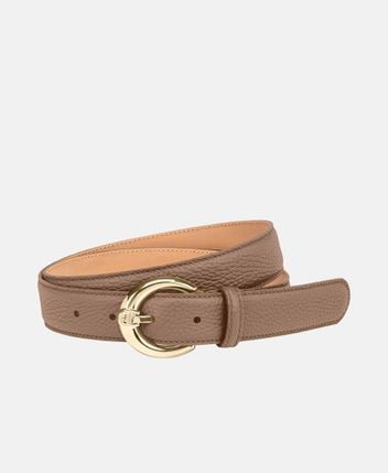Leather belt