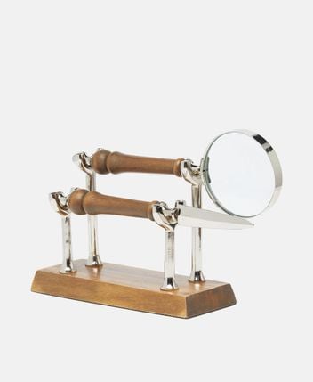 Letter opener and magnifier