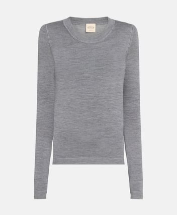 Wool-silk blend jumper
