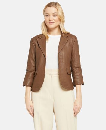 Leather blazer Wilma