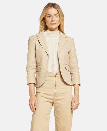 Leather blazer Wilma
