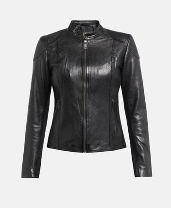 Lamb leather jacket