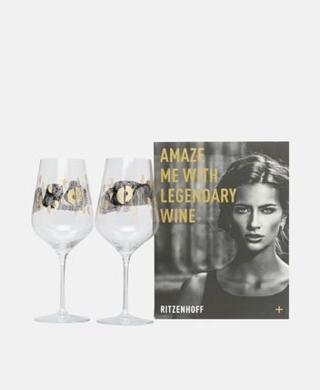Red wine glasses, 2 pcs.