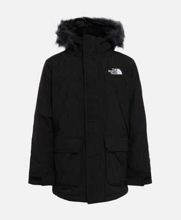 Parka with fur lining
