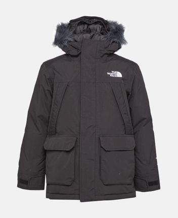 Parka with fur lining