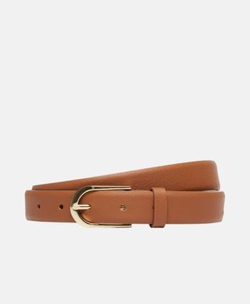 Leather belt
