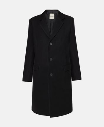 Wool-blend coat
