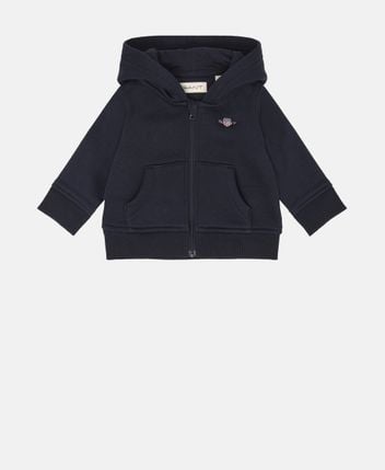 Hooded sweat jacket