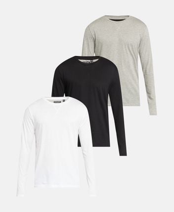 Long-sleeved top, pack of 3