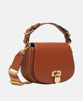 Leather messenger bag
