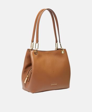 Leather shoulder bag