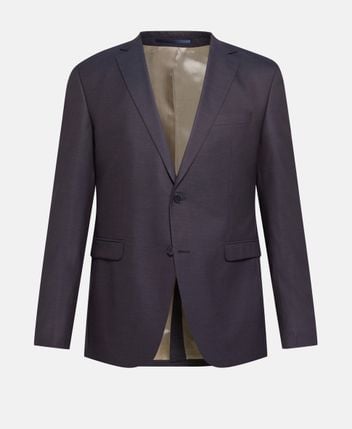 Wool-blend suit jacket
