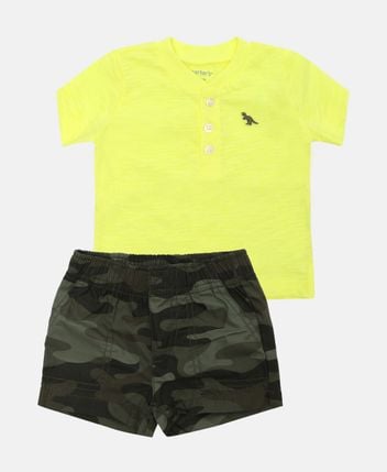 Top and shorts set