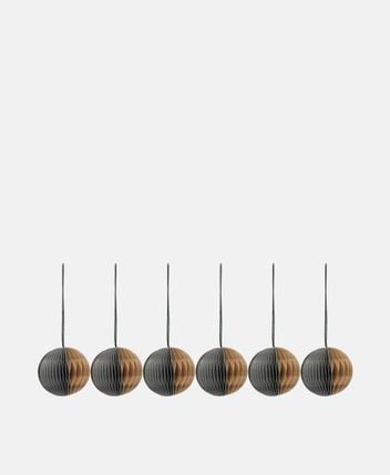 Christmas baubles, set of 6