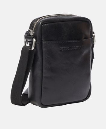 Leather shoulder bag