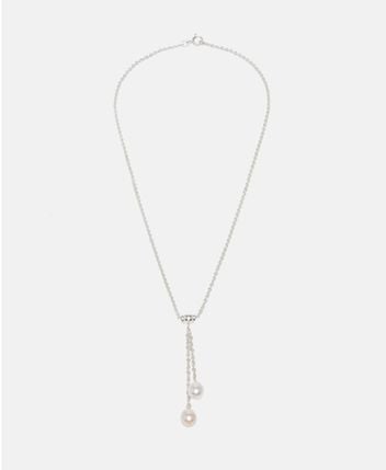 Necklace with pearl pendant