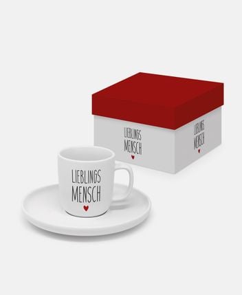 Espresso cup and saucer