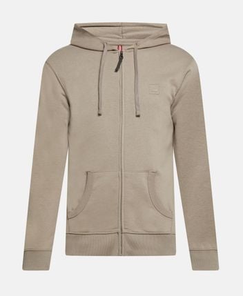 Hooded sweat jacket