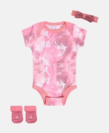 Body, headband & booties set