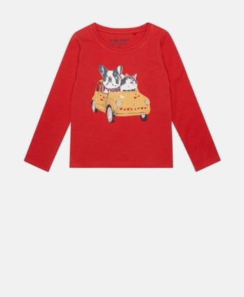 Long-sleeved top