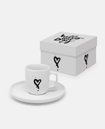 Espresso cup and saucer