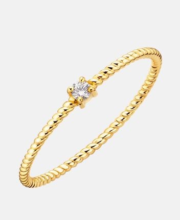 Diamond ring 9KT (375) Yellow Gold Ring