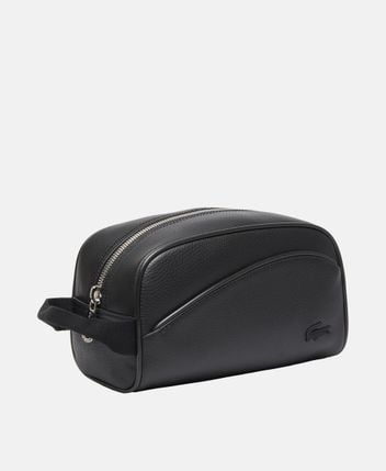 Leather wash bag