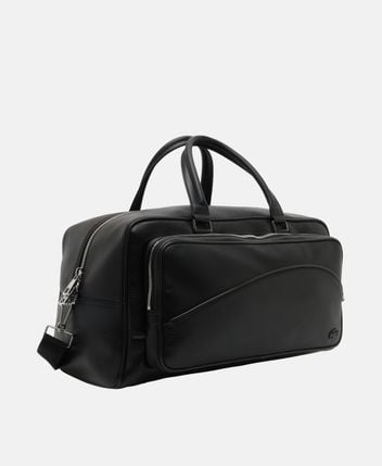 Leather weekender