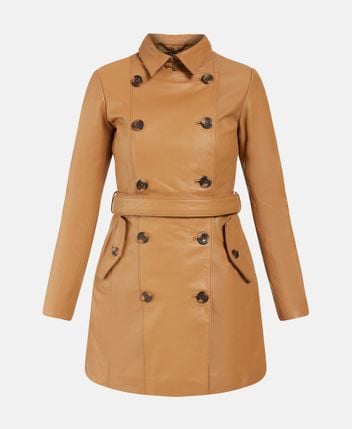 Leather trench coat Lyla